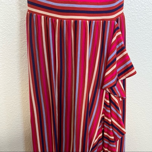 Anthropologie’s Maeve- NWT Striped Gabriela Ruffle Flamenco Dress- Petit… - Picture 3 of 8